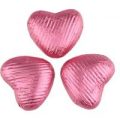 Pink chocolate hearts – Bag of 50