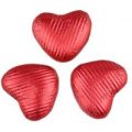 Red chocolate hearts (small) – Bag of 20