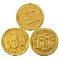 One pound chocolate coins – Bulk drum of 550