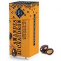 Dark chocolate coated caramalised almonds