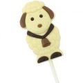 Easter lamb, white chocolate lollipop