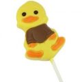 Easter chick chocolate lolly